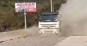 La Nación / Prueba de rampa de frenado en Cerro Caacupé fue exitoso