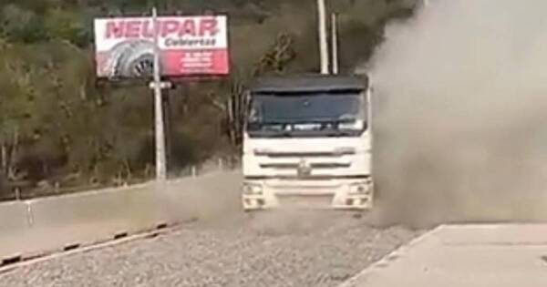 La Nación / Prueba de rampa de frenado en Cerro Caacupé fue exitoso