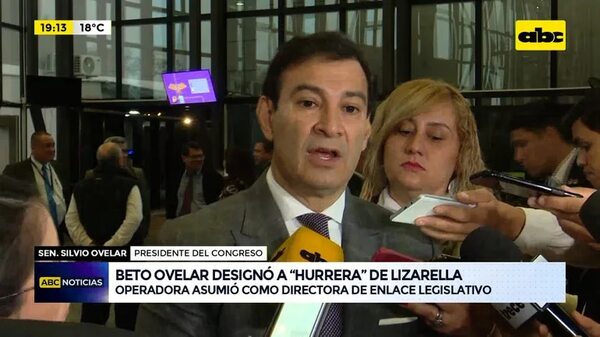 Video: Beto Ovelar designó a ‘’hurrera’' de Lizarella - ABC Noticias - ABC Color