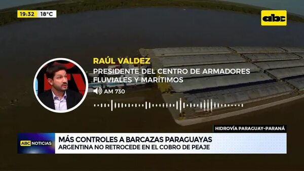 Video: Aduana argentina aumenta control a barcazas provenientes de Paraguay - ABC Noticias - ABC Color