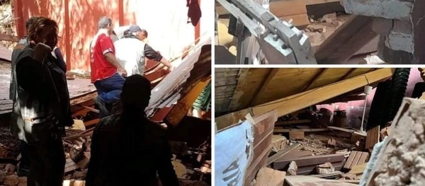 (VIDEO) ¡Susto por derrumbe en escuela de orquesta de Cateura!