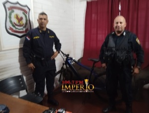Bicicleta eléctrica robada de farmacia fue recuperada por la Policía Nacional - Radio Imperio 106.7 FM