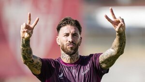 Sergio Ramos ya suda como sevillista