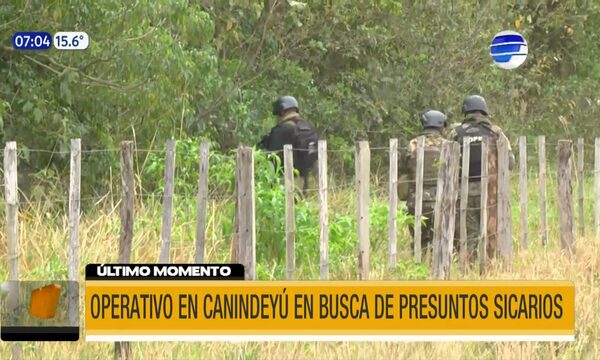 Operativo en busca de presuntos sicarios en Canindeyú | Telefuturo
