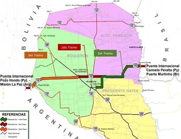 Corredor Bioceánico: tramo Mariscal Estigarribia-Pozo Hondo arrancaría antes de fin de año - Noticias del Chaco - ABC Color