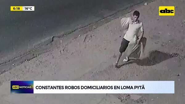Video: Constantes robos domiciliarios en Loma Pyta - ABC Noticias - ABC Color