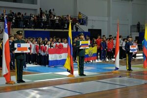 Se inauguró en Luque el Sudamericano de formativas del deporte de las armas