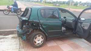 Accidente de tránsito en intersecciones de General Escobar y avenida Mariscal López