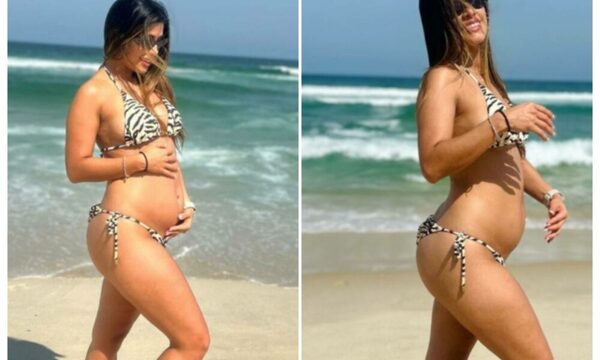 Doña de pelotero en la dulce espera peló cuerazo en playa rapai