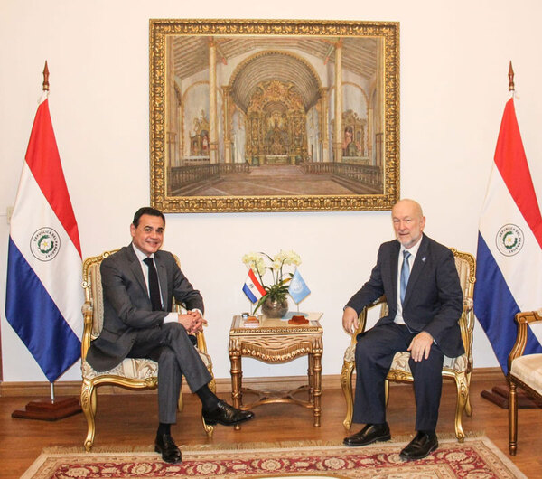 Rub茅n Ram铆rez dialoga con Mario Samaja sobre temas relativos a la cooperaci贸n entre Paraguay y la ONU - Revista PLUS