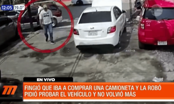 Fingió que compraría una camioneta y la robó | Telefuturo