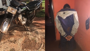 Aprehenden a un hombre que supuestamente intentó hurtar una motocicleta