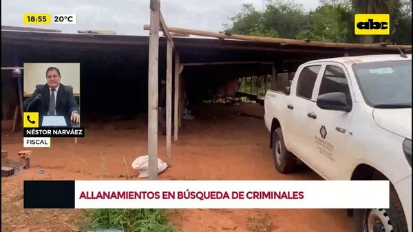 Canindeyú: Allanamientos tras ataque de sicarios liderados por “Macho” - Crimen y castigo - ABC Color
