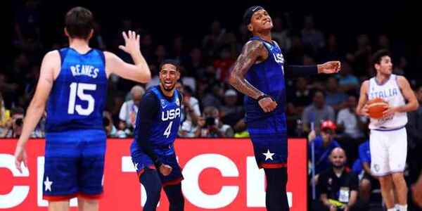 63-100: Estados Unidos atropella a Italia para alcanzar las semifinales del Mundial