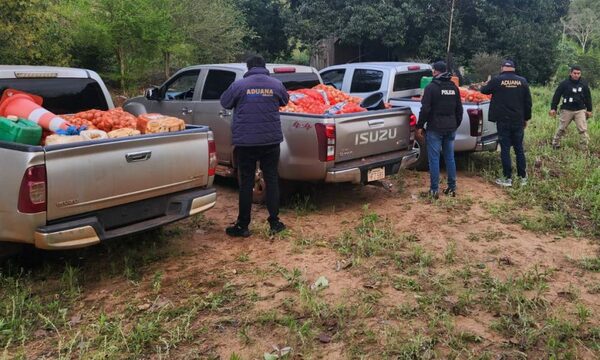 Funcionarios aduaneros decomisan cargas de contrabando ingresado de Argentina por Irala – Diario TNPRESS