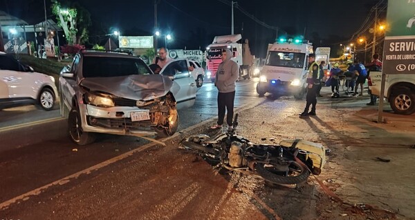 Luque: Motociclista muere en choque frontal con una camioneta - Unicanal