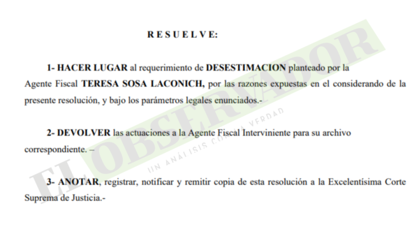 Desestiman denuncia por lesión de confianza contra la exfiscal General Sandra Quiñonez