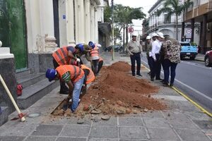 AUDIO: Arrancaron las obras de cableado subterráneo en calle Palma - A La Gran 7-30 - ABC Color
