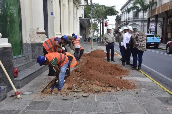 AUDIO: Arrancaron las obras de cableado subterráneo en calle Palma - A La Gran 7-30 - ABC Color