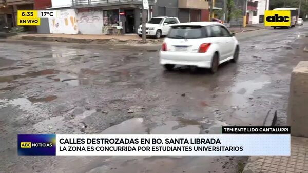 Video: Asfalto totalmente destrozado - ABC Noticias - ABC Color