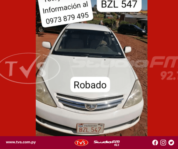 DOCENTE DENUNCIA HURTO DE SU AUTOMÓVIL EN MARÍA AUXILIADORA