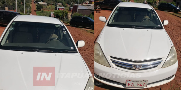 HURTARON VEHÍCULO EN EL DISTRITO DE TOMÁS R. PEREIRA - Itapúa Noticias