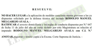 Abogado implicado en hurto seguirá en régimen de arresto domiciliario