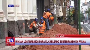 Inician los trabajos de cableado subterráneo en el microcentro - Noticias Paraguay