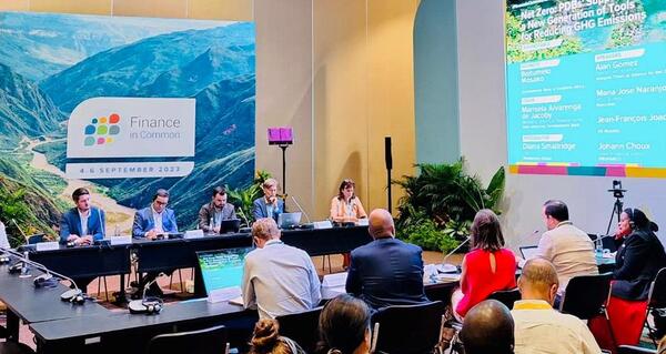 AFD marcó presencia en Seminario Internacional Finance in Common Summit 2023