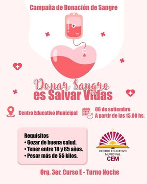 Campaña de donación sangre en el barrio Ciudad Nueva - La Clave