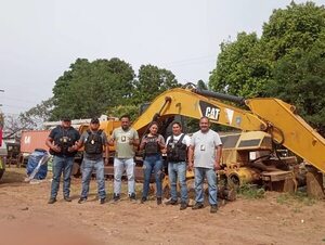 Hallan en Bolivia retroexcavadora robada en el Chaco paraguayo - Policiales - ABC Color