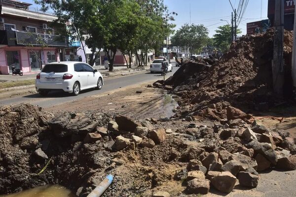 Avenida Fernando de la Mora: amplían por G. 2.400 millones contrato de obra atrasada - Nacionales - ABC Color