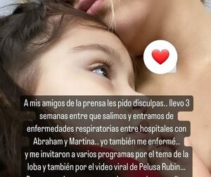 El mal momento de Nadia Portillo: “No es fácil ser mamá sola, estoy agotada”
