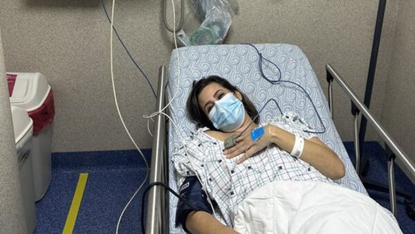 Senadora quedó hospitalizada por estrés