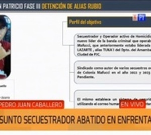 Sicario fue abatido por policías en PJC - Paraguay.com