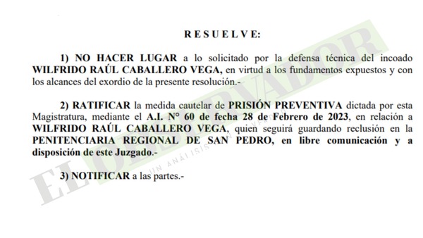 Supuesto colaborador de Miguel Servín permanecerá en prisión preventiva