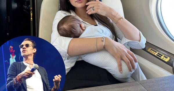 La Nación / ¡Al paseo de la fama! Nadia y su bebé acompañan a Marc