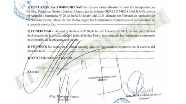 Queda firme condena a miembro del EPP por secuestro de Franz Wiebe