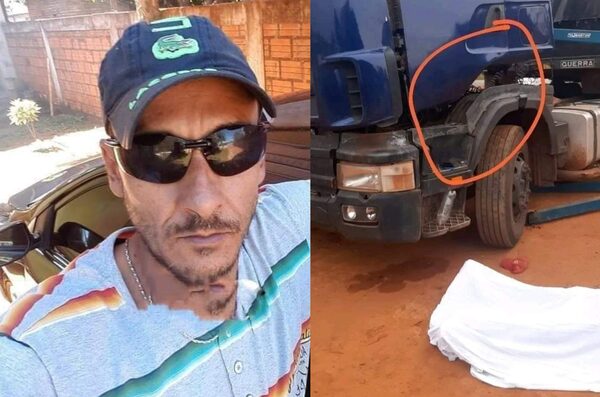 Mecánico muere aplastado por camión de gran porte - Noticiero Paraguay