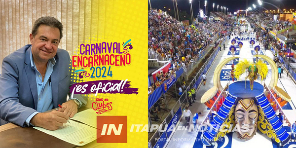 EDUARDO FLORENTÍN PUSO EN MARCHA LOS CARNAVALES ENCARNACENOS 2024 - Itapúa Noticias