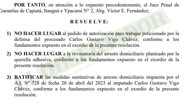 Juez mantiene arresto por violencia en caso que salpicó a esposo de Salomón