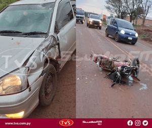 GRAVE ACCIDENTE DEJA A MOTOCICLISTA CON MÚLTIPLES FRACTURAS