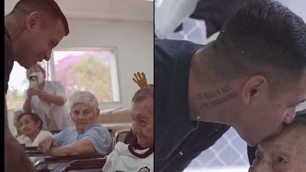 La sorpresa de Derlis González a una reina franjeada que cumplió 106 años - Noticiero Paraguay