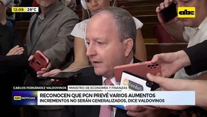 Video: Ministro justifica aumentos para Ejecutivo  - ABC Noticias - ABC Color