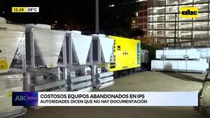 Video: costosos equipos abandonados en IPS - ABC Noticias - ABC Color