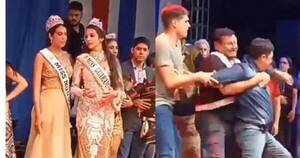 La Nación / Elección de misses en Guarambaré terminó a golpes