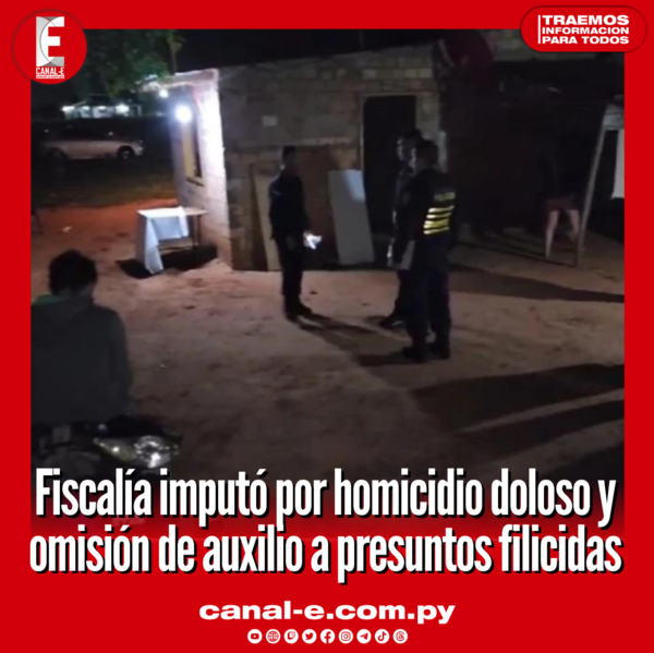 Fiscalía imputó por homicidio doloso y omisión de auxilio a presuntos filicidas