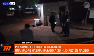 Presunto filicidio en Caaguazú | Telefuturo