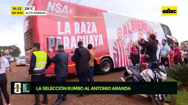 Video: la selección rumbo al Antonio Aranda - ABC Noticias - ABC Color