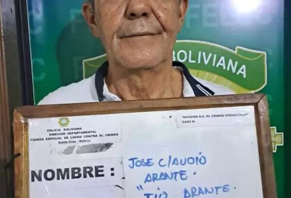 Líder del PCC, "Tío Arantes" es detenido en Bolivia 2 años después de su fuga